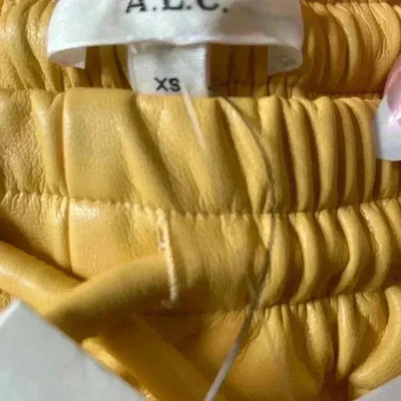 ALC Ryder Boxer Short Maize Vegan Leather XS - Picture 9 of 10